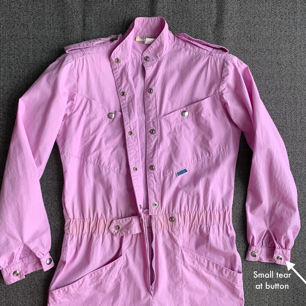 Jumpsuit Pastel Purple Vintage Coveralls for Junior Girls - Picture 12 of 17